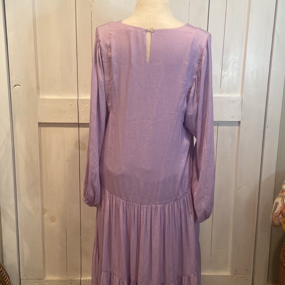 Anthropologie Dolan Katrina Lavender Tiered Maxi Dress - Picture 6 of 7